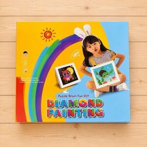 DIY Diamond Painting Kit for Kids Complete Craft Set Canvas Rhinestones New[A2]